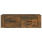 vidaXL Mueble de TV colgante madera roble ahumado 80x36x25 cm vidaXL Mueble de TV colgante madera roble ahumado 80x36x25 cm