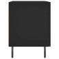 vidaXL Mesita de noche madera de ingeniería negro 40x35x47,5 cm vidaXL Mesita de noche madera de ingeniería negro 40x35x47,5 cm