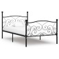 vidaXL Estructura de cama con somier metal negro 90x200 cm vidaXL Estructura de cama con somier metal negro 90x200 cm