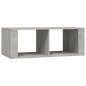 vidaXL Mesa de centro madera contrachapada gris hormigón 100x50x36 cm vidaXL Mesa de centro madera contrachapada gris hormigón 100x50x36 cm