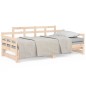 vidaXL Sofá cama extraíble madera maciza de pino 2x(90x190) cm vidaXL Sofá cama extraíble madera maciza de pino 2x(90x190) cm