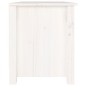 vidaXL Banco zapatero madera de pino maciza blanco 70x38x45,5 cm vidaXL Banco zapatero madera de pino maciza blanco 70x38x45,5 cm