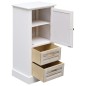vidaXL Juego de muebles de baño 5 piezas madera maciza blanco vidaXL Juego de muebles de baño 5 piezas madera maciza blanco