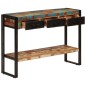 vidaXL Mesa consola madera maciza reciclada 110x30x76 cm vidaXL Mesa consola madera maciza reciclada 110x30x76 cm
