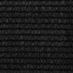 vidaXL Toldo para balcón HDPE negro 120x300 cm
