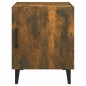 vidaXL Mesitas de noche 2 uds madera contrachapada color roble ahumado vidaXL Mesitas de noche 2 uds madera contrachapada color roble ahumado