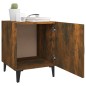 vidaXL Mesitas de noche 2 uds madera contrachapada color roble ahumado vidaXL Mesitas de noche 2 uds madera contrachapada color roble ahumado