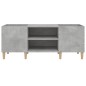 vidaXL Mueble discos madera contrachapada gris hormigón 121x38x48 cm vidaXL Mueble discos madera contrachapada gris hormigón 121x38x48 cm