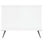 vidaXL Mesa de centro madera contrachapada blanco brillo 90x50x40 cm vidaXL Mesa de centro madera contrachapada blanco brillo 90x50x40 cm