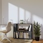 vidaXL Estantería/divisor de espacios madera de pino gris 80x25x70 cm vidaXL Estantería/divisor de espacios madera de pino gris 80x25x70 cm