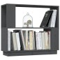vidaXL Estantería/divisor de espacios madera de pino gris 80x25x70 cm vidaXL Estantería/divisor de espacios madera de pino gris 80x25x70 cm