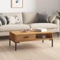 vidaXL Mesa de centro madera maciza de pino 90x50x35 cm vidaXL Mesa de centro madera maciza de pino 90x50x35 cm