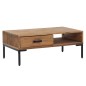 vidaXL Mesa de centro madera maciza de pino 90x50x35 cm vidaXL Mesa de centro madera maciza de pino 90x50x35 cm