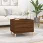 vidaXL Mesa de centro madera contrachapada roble marrón 60x44,5x45 cm vidaXL Mesa de centro madera contrachapada roble marrón 60x44,5x45 cm