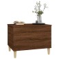 vidaXL Mesa de centro madera contrachapada roble marrón 60x44,5x45 cm vidaXL Mesa de centro madera contrachapada roble marrón 60x44,5x45 cm