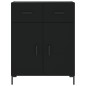 vidaXL Aparador alto madera contrachapada negro 69,5x34x180 cm vidaXL Aparador alto madera contrachapada negro 69,5x34x180 cm