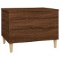 vidaXL Mesa de centro madera contrachapada roble marrón 60x44,5x45 cm vidaXL Mesa de centro madera contrachapada roble marrón 60x44,5x45 cm