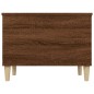 vidaXL Mesa de centro madera contrachapada roble marrón 60x44,5x45 cm vidaXL Mesa de centro madera contrachapada roble marrón 60x44,5x45 cm