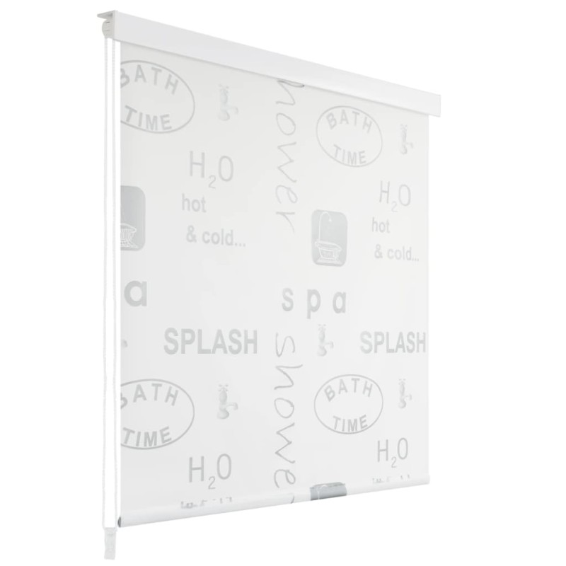 vidaXL Persiana enrollable de ducha Splash 100x240 cm vidaXL Persiana enrollable de ducha Splash 100x240 cm