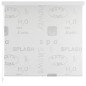 vidaXL Persiana enrollable de ducha Splash 100x240 cm vidaXL Persiana enrollable de ducha Splash 100x240 cm