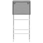 vidaXL Estantería 2 niveles lavadora hierro gris 71x29,5x170,5cm vidaXL Estantería 2 niveles lavadora hierro gris 71x29,5x170,5cm