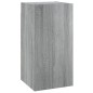vidaXL Set de muebles para TV 7 pzas madera contrachapada gris Sonoma