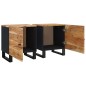 vidaXL Mesitas de noche 2 uds madera maciza de acacia 40x33x46 cm vidaXL Mesitas de noche 2 uds madera maciza de acacia 40x33x46 cm