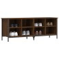 vidaXL Zapatero madera de ingeniería marrón roble 131x35x50 cm vidaXL Zapatero madera de ingeniería marrón roble 131x35x50 cm