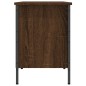 vidaXL Zapatero madera de ingeniería marrón roble 131x35x50 cm vidaXL Zapatero madera de ingeniería marrón roble 131x35x50 cm