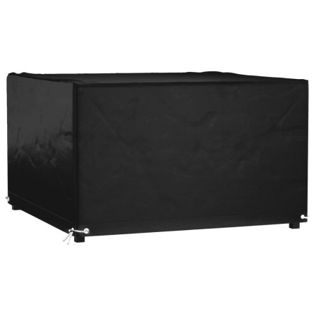 vidaXL Funda para muebles de jardín 8 ojales cuadrada 125x125x75 cm