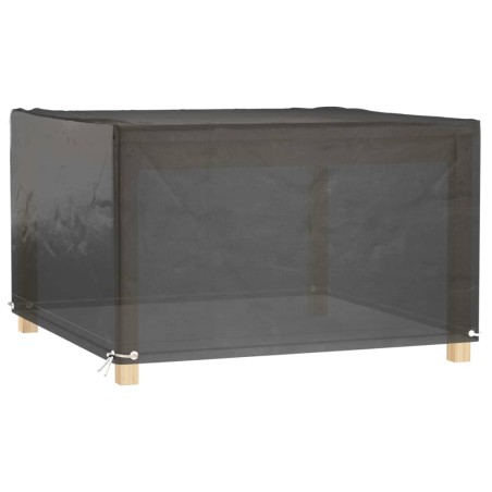 vidaXL Funda para muebles de jardín 8 ojales cuadrada 125x125x75 cm
