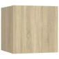 vidaXL Set de muebles para TV 6 pzas madera contrachapada roble sonoma vidaXL Set de muebles para TV 6 pzas madera contrachapada roble sonoma