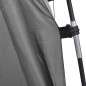 vidaXL Carpa para ducha/WC/vestidor gris vidaXL Carpa para ducha/WC/vestidor gris