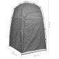 vidaXL Carpa para ducha/WC/vestidor gris vidaXL Carpa para ducha/WC/vestidor gris
