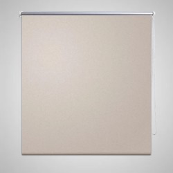 vidaXL Persiana opaca enrollable color café 120x175 cm 