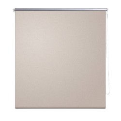 vidaXL Persiana opaca enrollable color café 120x175 cm 