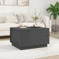 vidaXL Mesa de centro madera maciza de pino gris 60x50x35 cm vidaXL Mesa de centro madera maciza de pino gris 60x50x35 cm