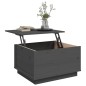 vidaXL Mesa de centro madera maciza de pino gris 60x50x35 cm vidaXL Mesa de centro madera maciza de pino gris 60x50x35 cm