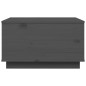 vidaXL Mesa de centro madera maciza de pino gris 60x50x35 cm vidaXL Mesa de centro madera maciza de pino gris 60x50x35 cm