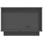 vidaXL Mesa de centro madera maciza de pino gris 60x50x35 cm vidaXL Mesa de centro madera maciza de pino gris 60x50x35 cm