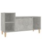 vidaXL Mueble para TV madera contrachapada gris hormigón 100x35x55 cm vidaXL Mueble para TV madera contrachapada gris hormigón 100x35x55 cm