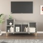 vidaXL Mueble para TV madera contrachapada gris hormigón 100x35x55 cm vidaXL Mueble para TV madera contrachapada gris hormigón 100x35x55 cm