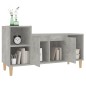 vidaXL Mueble para TV madera contrachapada gris hormigón 100x35x55 cm vidaXL Mueble para TV madera contrachapada gris hormigón 100x35x55 cm
