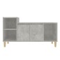 vidaXL Mueble para TV madera contrachapada gris hormigón 100x35x55 cm vidaXL Mueble para TV madera contrachapada gris hormigón 100x35x55 cm