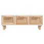 vidaXL Mesa de centro madera contrachapada y de pino blanco 80x40x30cm