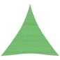 vidaXL Toldo de vela HDPE verde claro 160 g/m² 5x6x6 m vidaXL Toldo de vela HDPE verde claro 160 g/m² 5x6x6 m