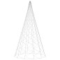 vidaXL Árbol de Navidad en asta de bandera 3000 LED azul 800 cm vidaXL Árbol de Navidad en asta de bandera 3000 LED azul 800 cm