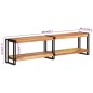 vidaXL Mueble de TV madera maciza de acacia 160x30x40 cm
