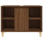 vidaXL Armario de lavabo madera contrachapada roble marrón 80x33x60 cm vidaXL Armario de lavabo madera contrachapada roble marrón 80x33x60 cm