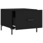 vidaXL Mesa de centro madera contrachapada negro 50x50x40 cm vidaXL Mesa de centro madera contrachapada negro 50x50x40 cm